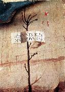 BELLINI, Giovanni Small Tree with Inscription (fragment) Germany oil painting reproduction